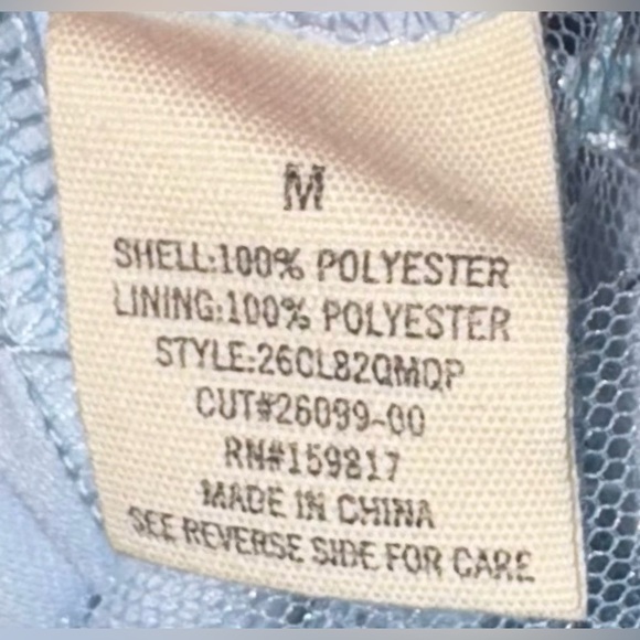 New Entry Size Medium light Blue Altar’d State 3D Floral Mesh Babydoll - Picture 6 of 7